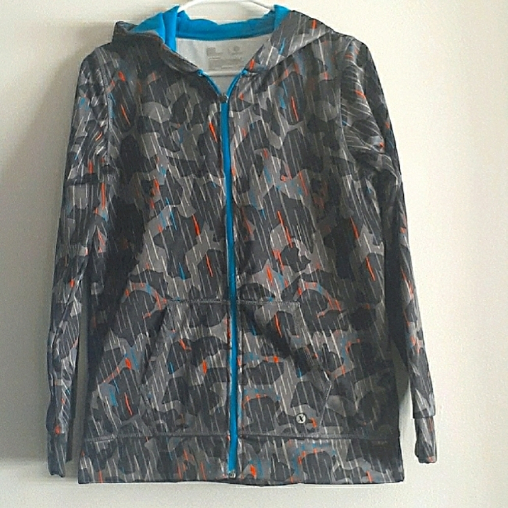 Boys blue full zip hoodie